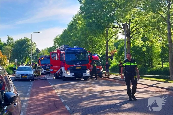 Brand in woning zorgt voor grote inzet