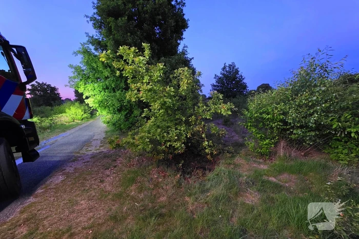 Brandstichting op de heide, politie houdt verdachte aan