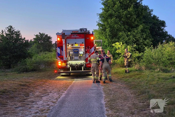 Brandstichting op de heide, politie houdt verdachte aan