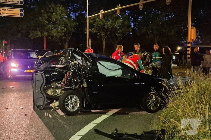 Meerdere voertuigen betrokken bij ongeval