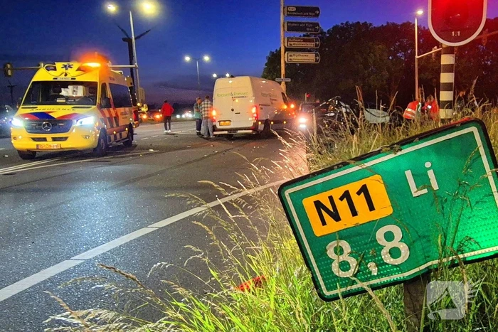 Meerdere voertuigen betrokken bij ongeval