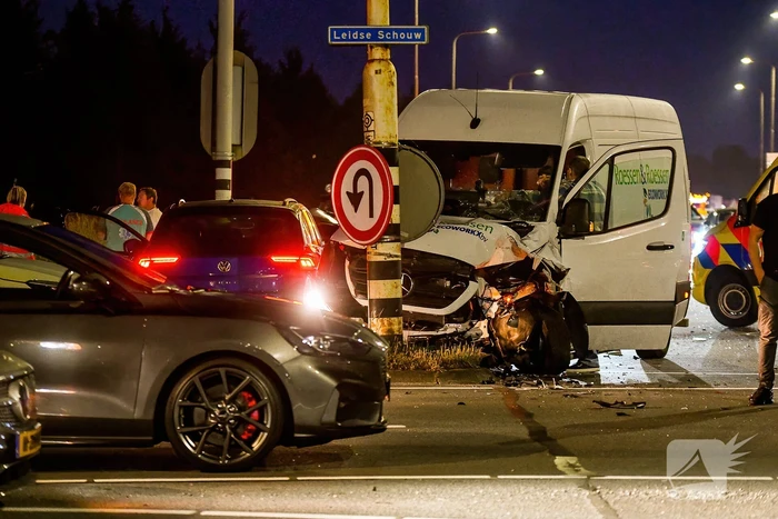 Meerdere voertuigen betrokken bij ongeval