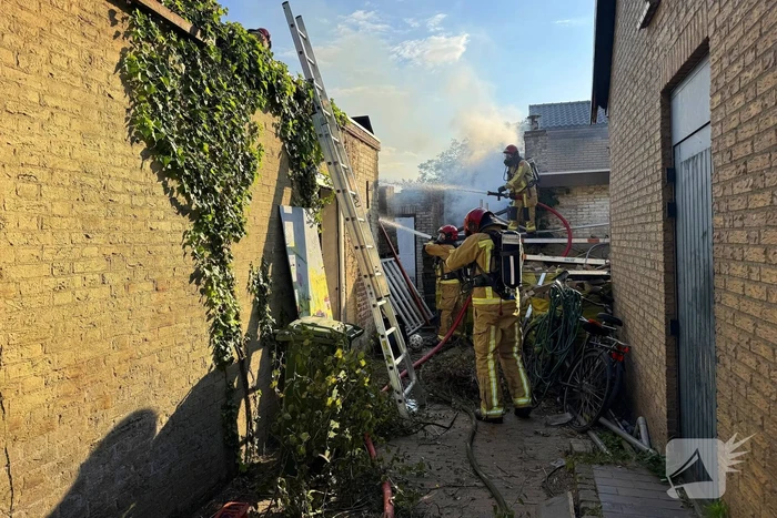 Onrust bij schuurbrand