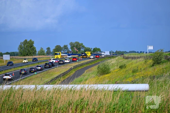 Ongeval zorgt voor verkeershinder