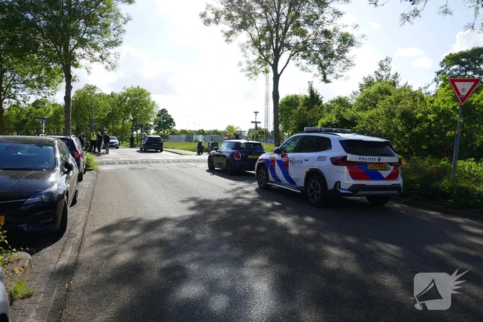 Ongeval tussen auto en scooterrijder