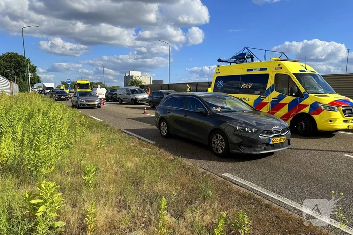 Kettingbotsing op provinciale weg