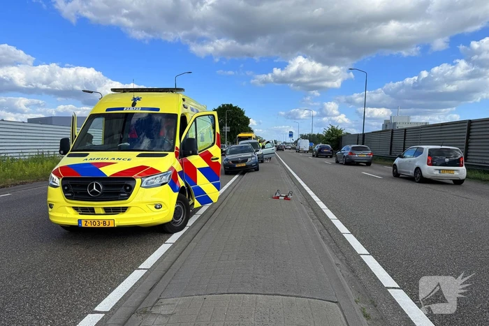 Kettingbotsing op provinciale weg