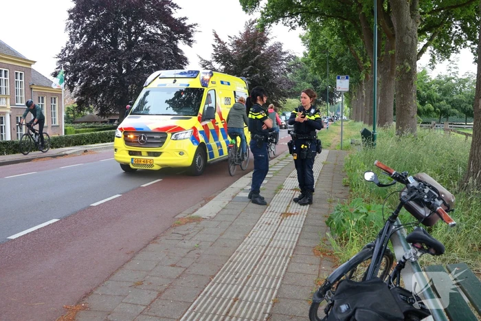Fietser gewond bij aanrijding met motor