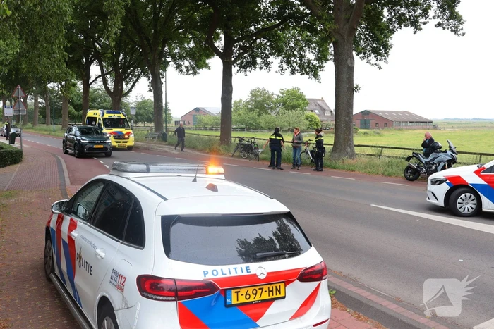 Fietser gewond bij aanrijding met motor