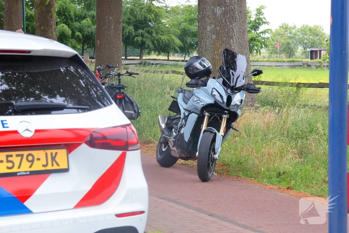 Fietser gewond bij aanrijding met motor