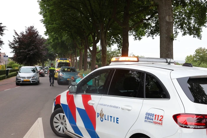 Fietser gewond bij aanrijding met motor