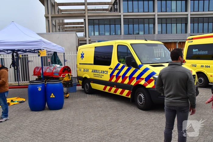 Drukte tijdens grote hulpverleningsdemonstratie