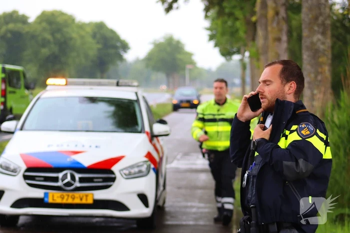 Auto te water na ongeval