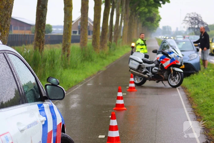 Auto te water na ongeval