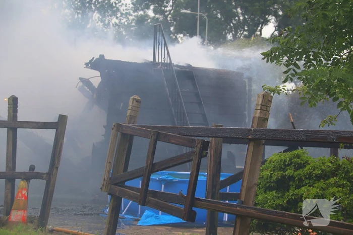 Veel rookontwikkeling bij schuurbrand