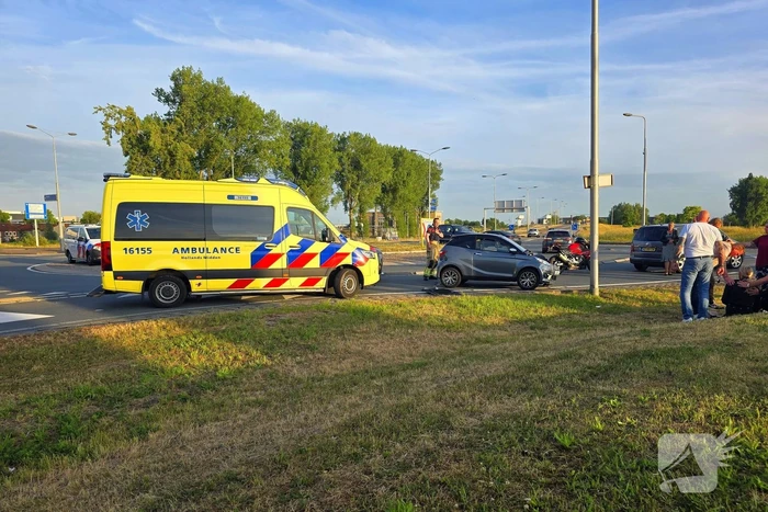 Brommobiel fiks beschadigd bij ongeval