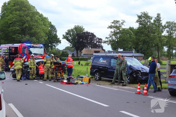 ongeval lage valkseweg - n801 lunteren