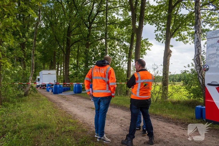 Brandweer ingezet voor achtergelaten vaten