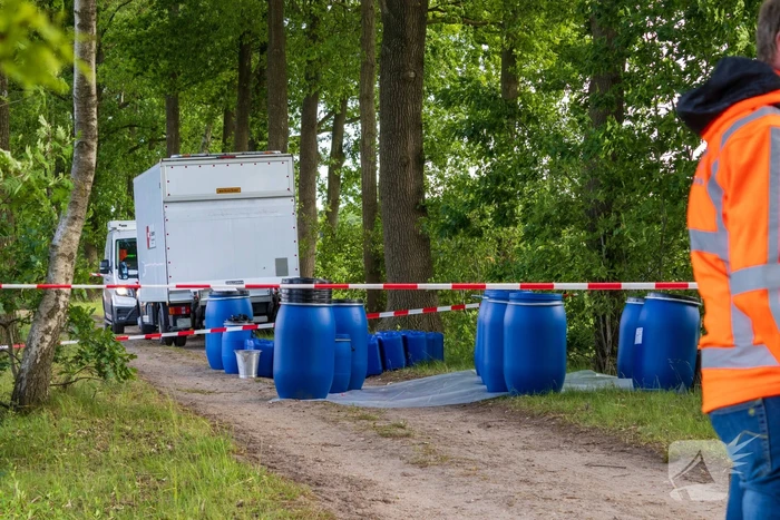 Brandweer ingezet voor achtergelaten vaten