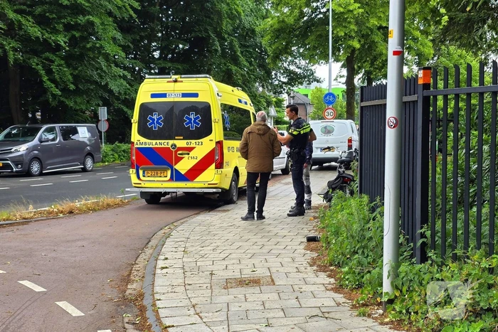 Fietser en bestelbus betrokken bij ongeval