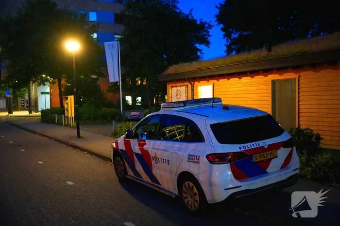 Brand op schoolplein snel geblust