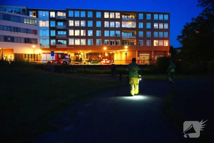 Brand op schoolplein snel geblust