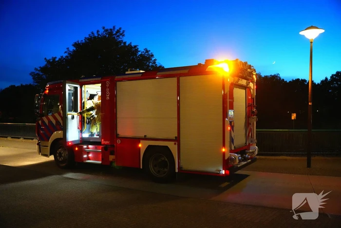 Brand op schoolplein snel geblust