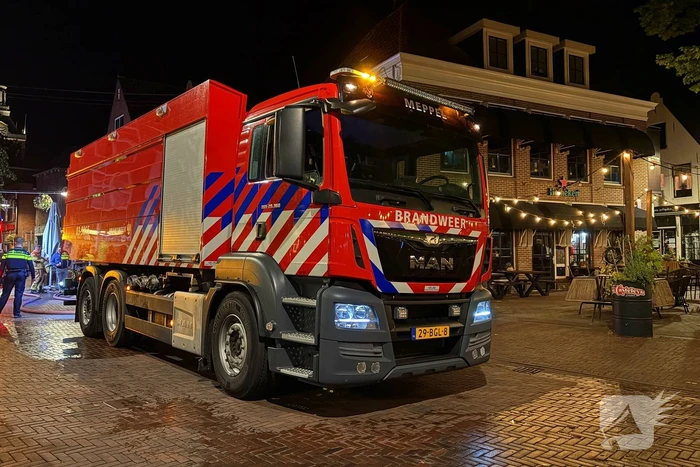 Geluidinstallatie vat vlam in club