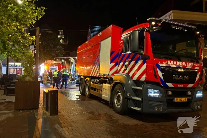 Geluidinstallatie vat vlam in club