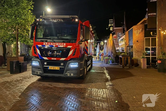 Geluidinstallatie vat vlam in club