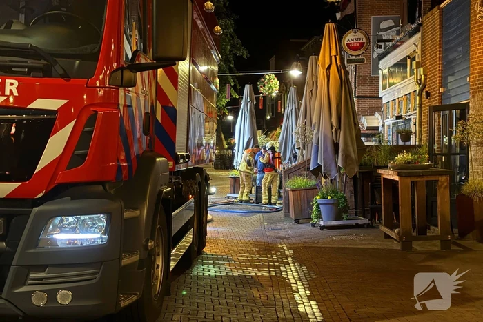 Geluidinstallatie vat vlam in club