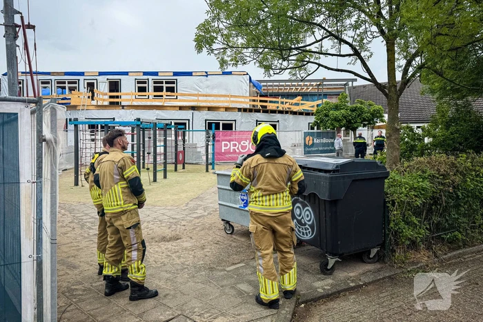 Brandalarm tijdens verbouwing school