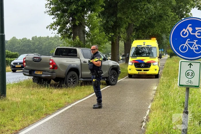 Ongeval met gewonden en verkeersregelingen