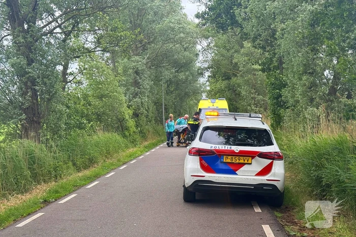Racefietser raakt gewond bij ongeval