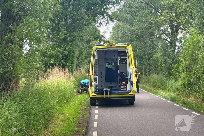 Racefietser raakt gewond bij ongeval