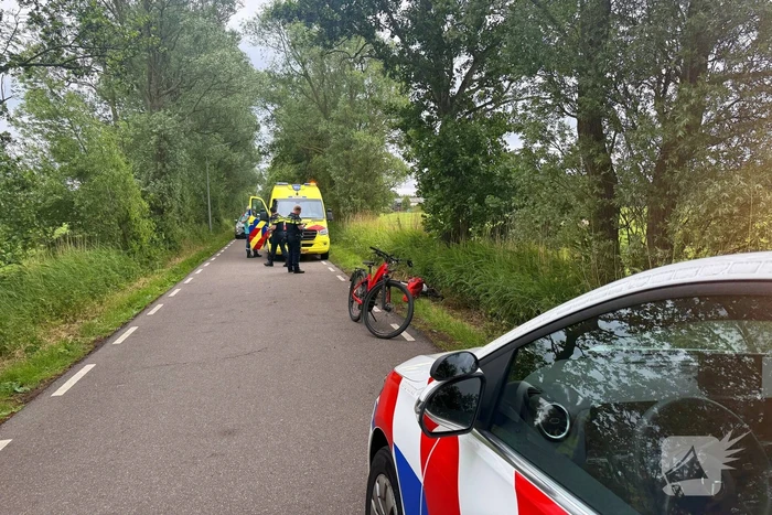 Racefietser raakt gewond bij ongeval