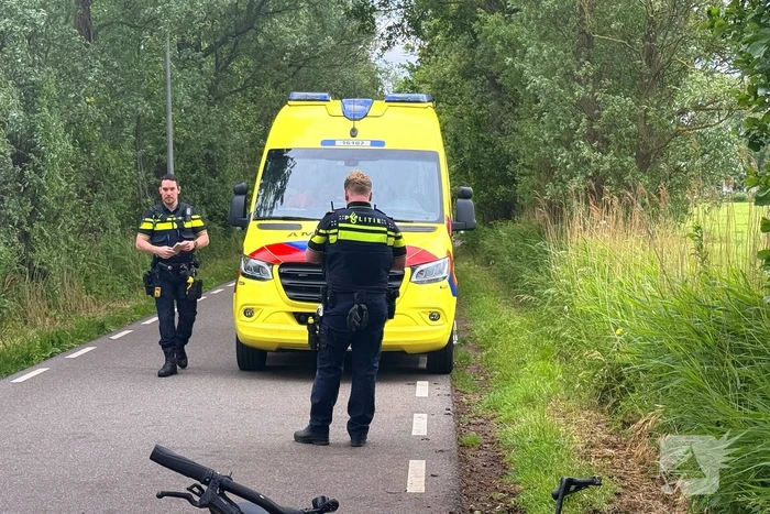 Racefietser raakt gewond bij ongeval