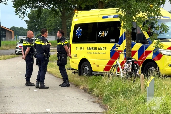 Fietser gewond na val op fietspad