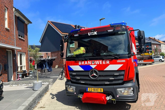 Waterleiding gesprongen in woning