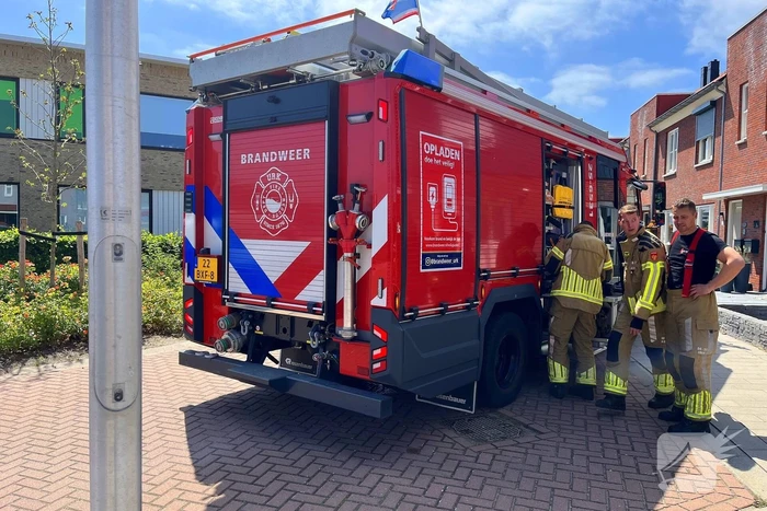 Waterleiding gesprongen in woning