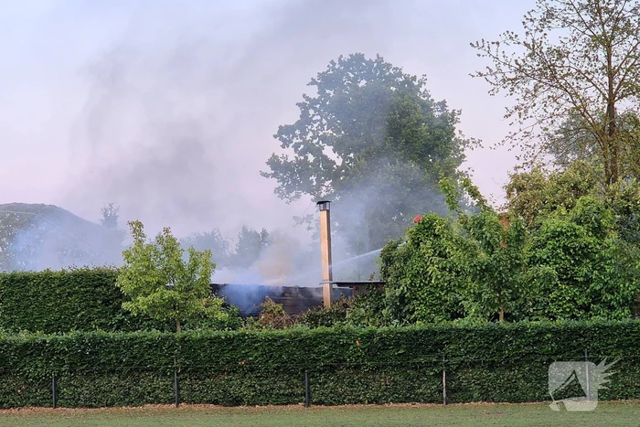 Snel ontwikkelende brand veroorzaakt schade