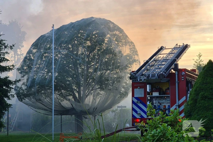 Snel ontwikkelende brand veroorzaakt schade