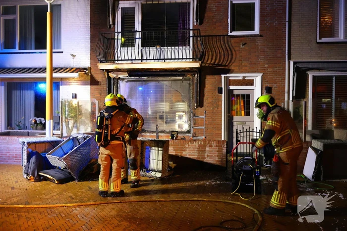 Flinke brand zorgt voor schade aan woning