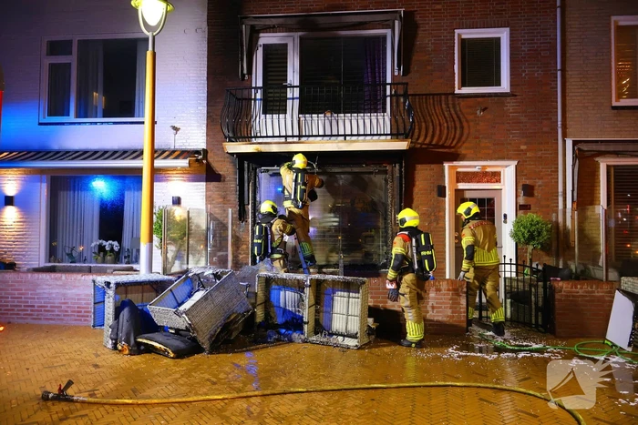 Flinke brand zorgt voor schade aan woning