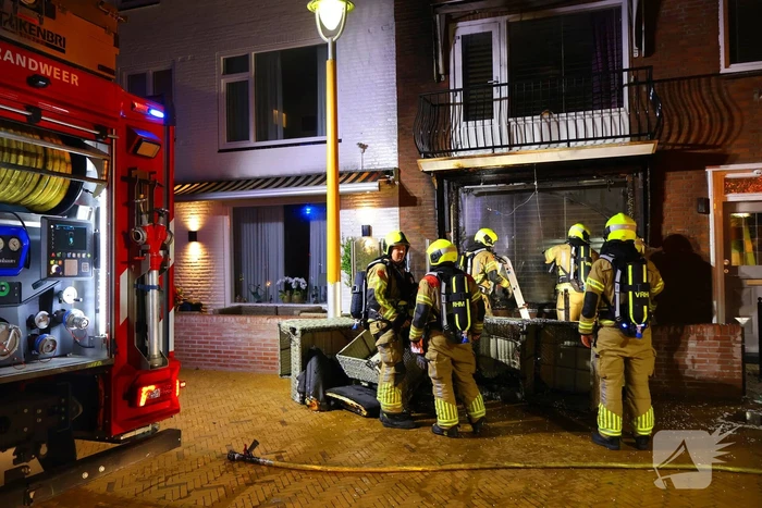 Flinke brand zorgt voor schade aan woning