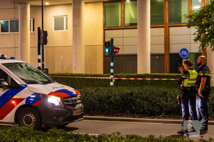 Politie schept fietser tijdens spoedrit