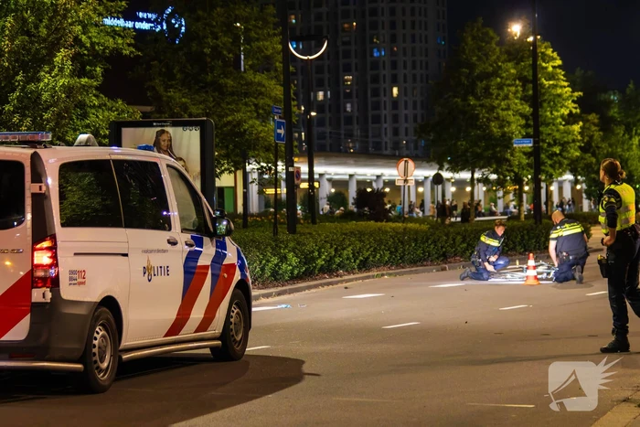 Politie schept fietser tijdens spoedrit