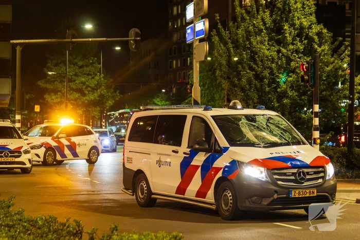 Politie schept fietser tijdens spoedrit