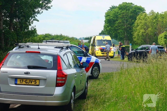 Fietser gewond bij aanrijding met auto