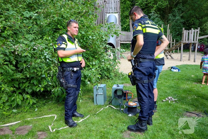 Traumaheli ingezet na incident met springkussen